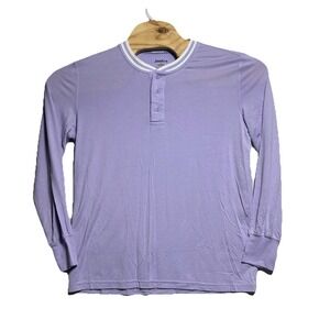 Jambys Pajambys Long Sleeve Lounge Pajama Top Lilac Women Sz Medium